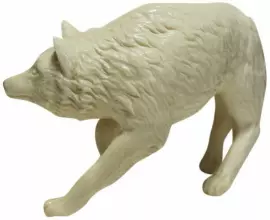 Скульптура из бивня мамонта "Лесной волк"