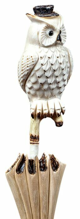Sculpture of a mammoth tusk "Owl"