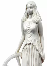 Mammoth tusk sculpture "Wheel of Fortune"