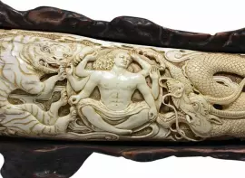 Композиция из бивня мамонта "Медитация"