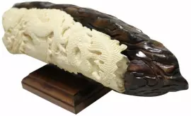 Композиция из бивня мамонта "Хранитель жемчужины"