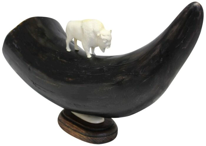 The composition of the mammoth tusk "Ancient buffalo"