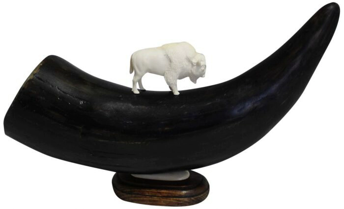 The composition of the mammoth tusk "Ancient buffalo"