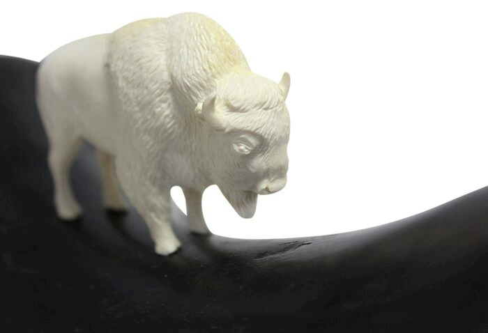 The composition of the mammoth tusk "Ancient buffalo"