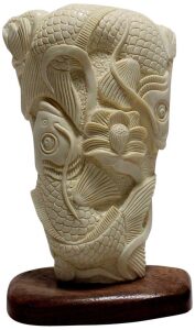Mammoth tusk composition "Guardians of Harmony"