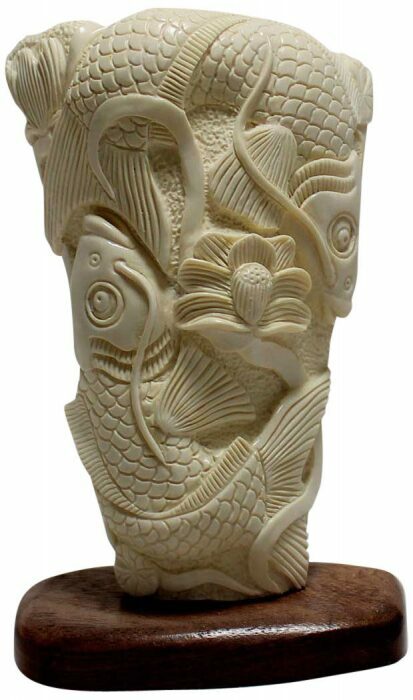 Mammoth tusk composition "Guardians of Harmony"