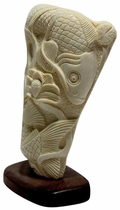 Mammoth tusk composition "Guardians of Harmony"