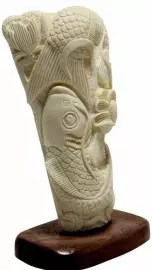 Композиция из бивня мамонта "Хранители гармонии"