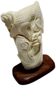 Mammoth tusk composition "Guardians of Harmony"