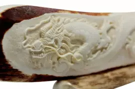 Композиция из бивня мамонта "Восточный дракон"