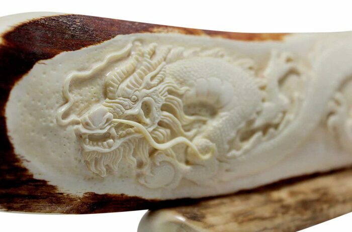 Composition of the mammoth tusk "Oriental Dragon"
