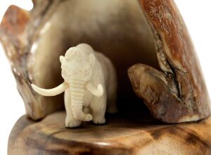 Mammoth tusk composition "Cave"
