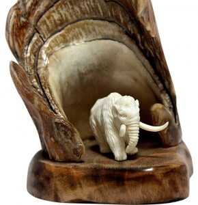 Mammoth tusk composition "Cave"