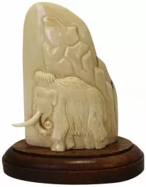 Композиция из бивня мамонта "Отшельник"