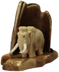 Composition of a mammoth tusk "Ice Age"