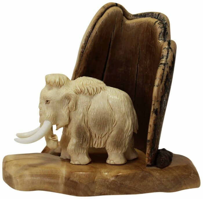 Composition of a mammoth tusk "Ice Age"