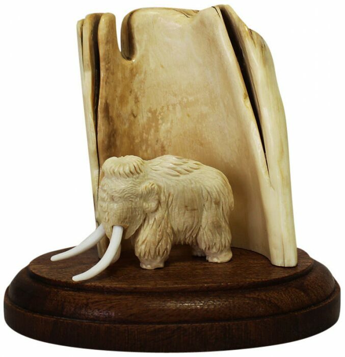 Mammoth tusk composition "In the Gorge"