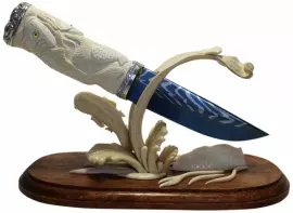 Авторский нож "Карпы Кои"