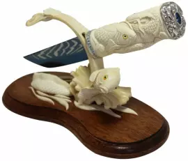 Авторский нож "Карпы Кои"