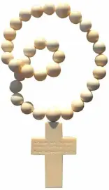 Четки из бивня мамонта "Силою Креста Животворящего" Четки из бивня мамонта "Силою Креста Животворящего"