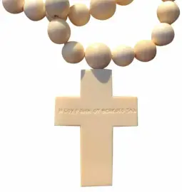 Четки из бивня мамонта "Силою Креста Животворящего" Четки из бивня мамонта "Силою Креста Животворящего"