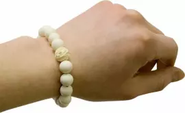 Браслет из бивня мамонта "Резные цветы"