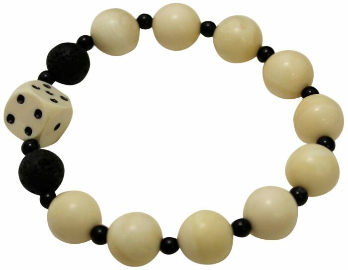 Bracelet made of mammoth tusk "Excitement"