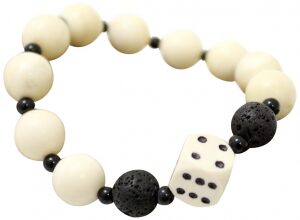 Bracelet made of mammoth tusk "Excitement"