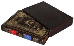 Подарочная книга в кожаном переплете "Хоккей. Великое наследие"