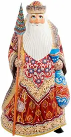 Резная статуэтка "Дед Мороз" (роспись)
