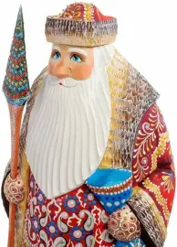 Резная статуэтка "Дед Мороз" (роспись)