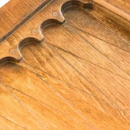 Резные шахматы, нарды и шашки из бука "Гренадин" средние