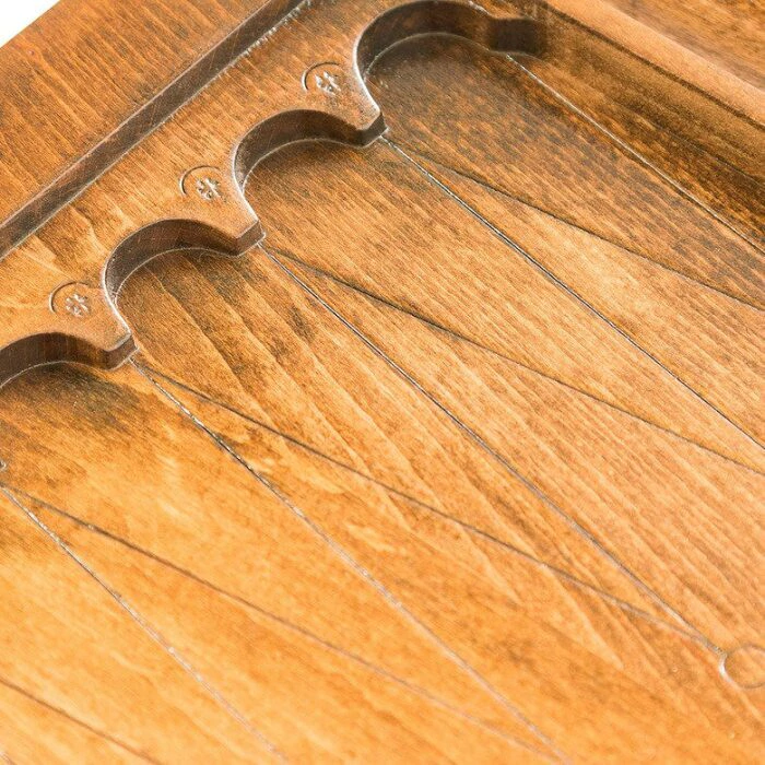 Carved chess, backgammon and checkers from the beech "Grenadine" medium