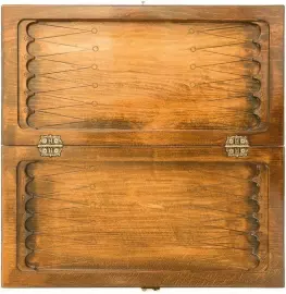 Резные шахматы, нарды и шашки из бука "Гренадин" средние