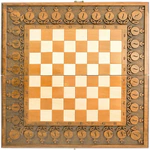 Игровой набор резной "Гренадин" (шахматы, нарды и шашки)