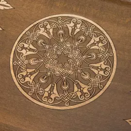 Резные шахматы, нарды и шашки из бука "Аллюр"