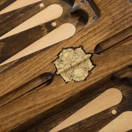 Резные шахматы, нарды и шашки из бука "Авангард"