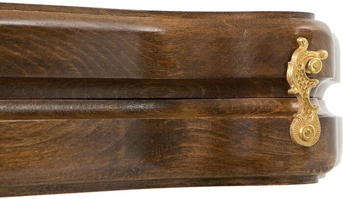 Carved chess, backgammon and checkers from beech "Lily"