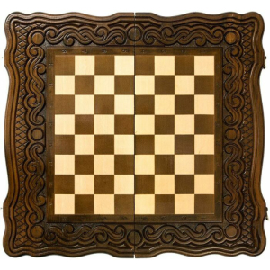 Игровой набор резной "Волна" средние (шахматы и нарды)