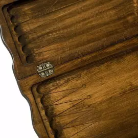 Игровой набор резной "Волна" средние (шахматы и нарды)