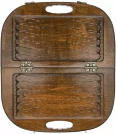 Резные шахматы, нарды и шашки из бука "Руно"