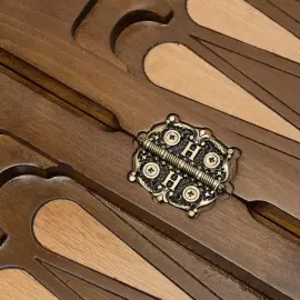 Игровой набор резной "Виноградная изгородь" (шахматы, нарды и шашки)