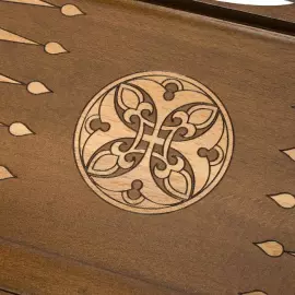 Игровой набор резной "Акрополь" (шахматы, нарды и шашки)