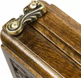 Резные шахматы, нарды и шашки из бука "Переплетение"