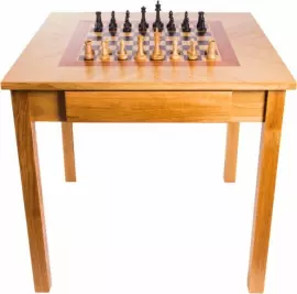 Шахматный стол из дуба "Шахматист"