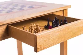 Шахматный стол из дуба "Шахматист"