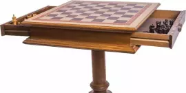 Шахматный стол из дуба "Постамент"