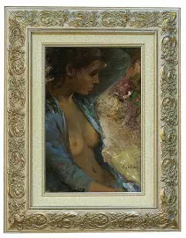 Картина "Портрет девушки" L. Da Velasca