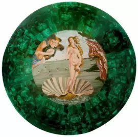 Столешница из натуральных камней в технике флорентийской мозаики