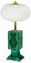 Лампа "Казбек" из малахита